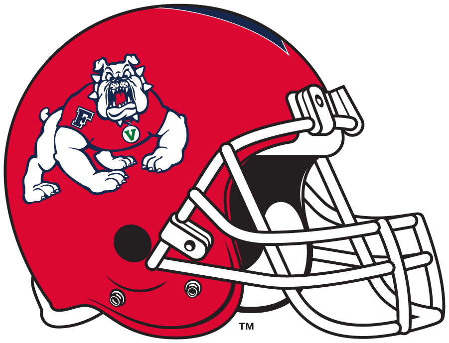 Fresno State Bulldogs 2016-2020 Helmet Logo iron on transfers for T-shirts